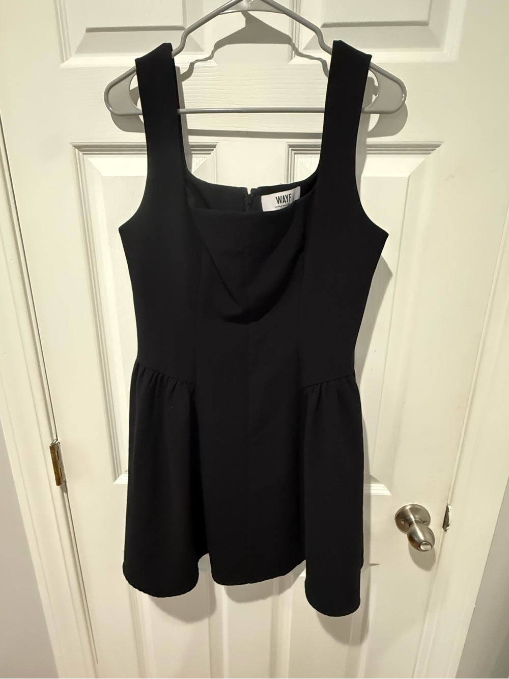Wayf Black Sleeveless Mini Dress